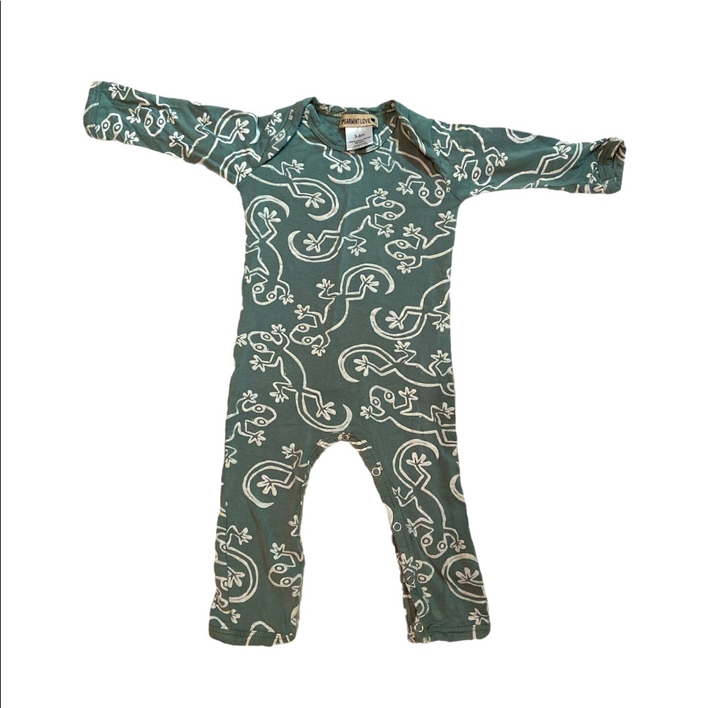 Spearmint Love Gecko Sage Green Body Suit